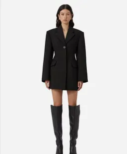 CAMILLA AND MARC MACKINLEY BLAZER DRESS BLACK  SIZE 8 for rent on The Volte - image 1