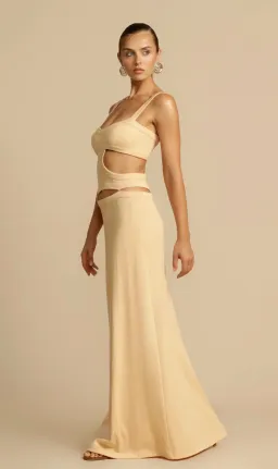 Arcina Ori Jetta Dress in Butter Size 6 for rent on The Volte - image 5