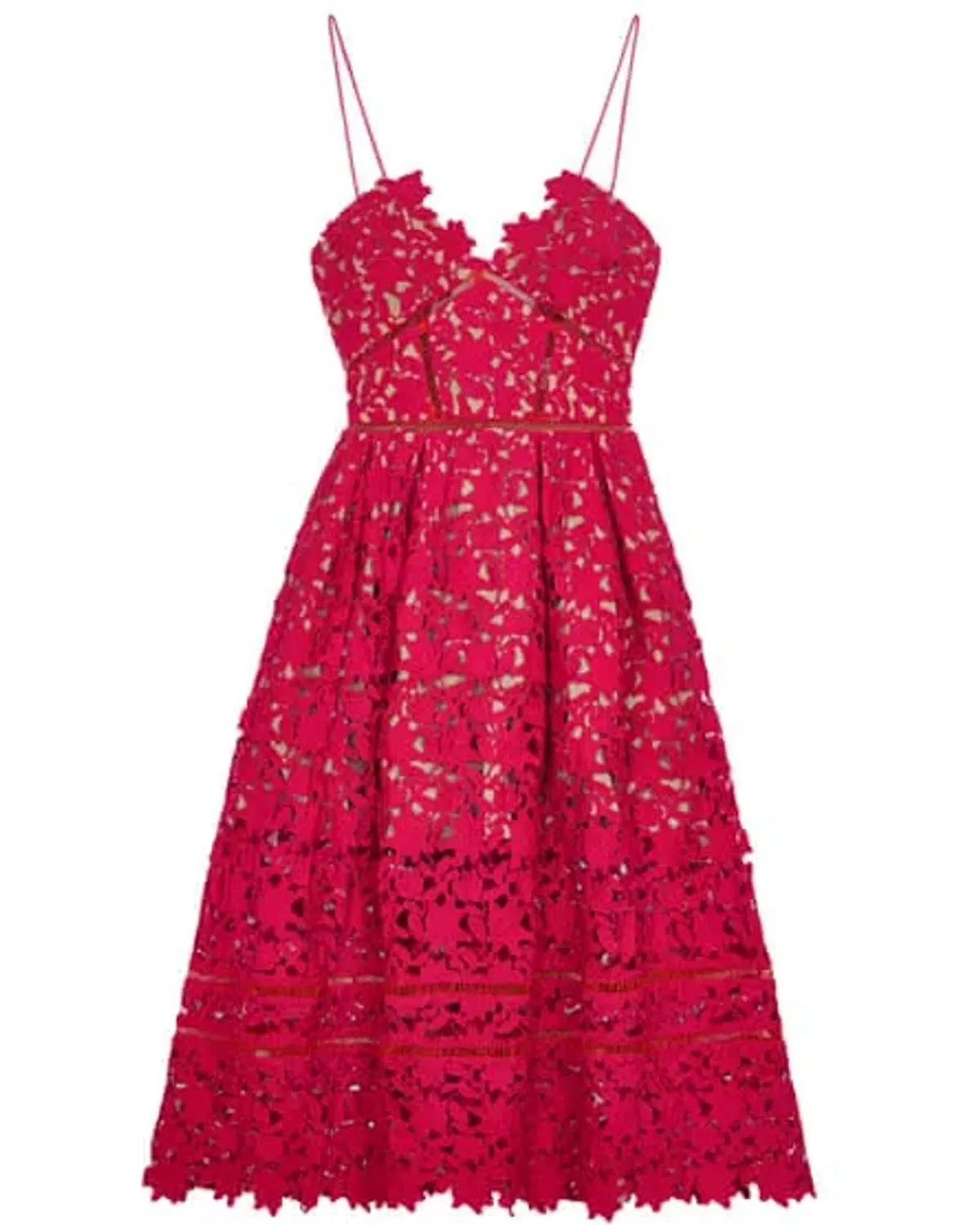 Self Portrait Azaelia Dress Red Size 8  - Image 2