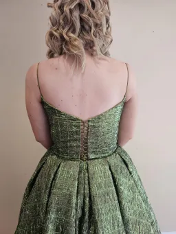 Lia Stubbla Lizard Ball Gown Green Size 12 for rent on The Volte - image 6