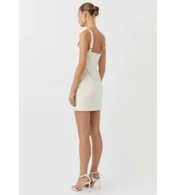 Camilla and Marc Brixton Mini Dress in Cream Size 8  for rent on The Volte - image 3
