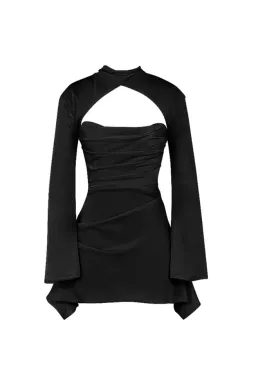 House Of CB Toira Dress Black Size L/ Au 12 for rent on The Volte - image 4