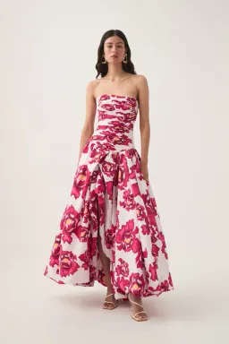 Aje Behold Maxi Dress in Boldly Blooming Size 14 for rent on The Volte - image 1
