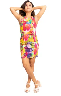 La Maison Talulah Sleeveless Mini Shift Dress Multi Size 8 for rent on The Volte - image 1