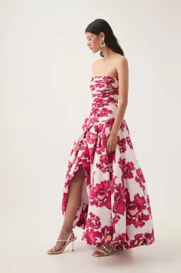 Aje Behold Maxi Dress Boldly Blooming Size 6 for rent on The Volte - image 4