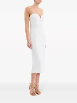 Rebecca Vallance Cora Midi Dress in Ivory / White Size 10 for rent on The Volte - image 4