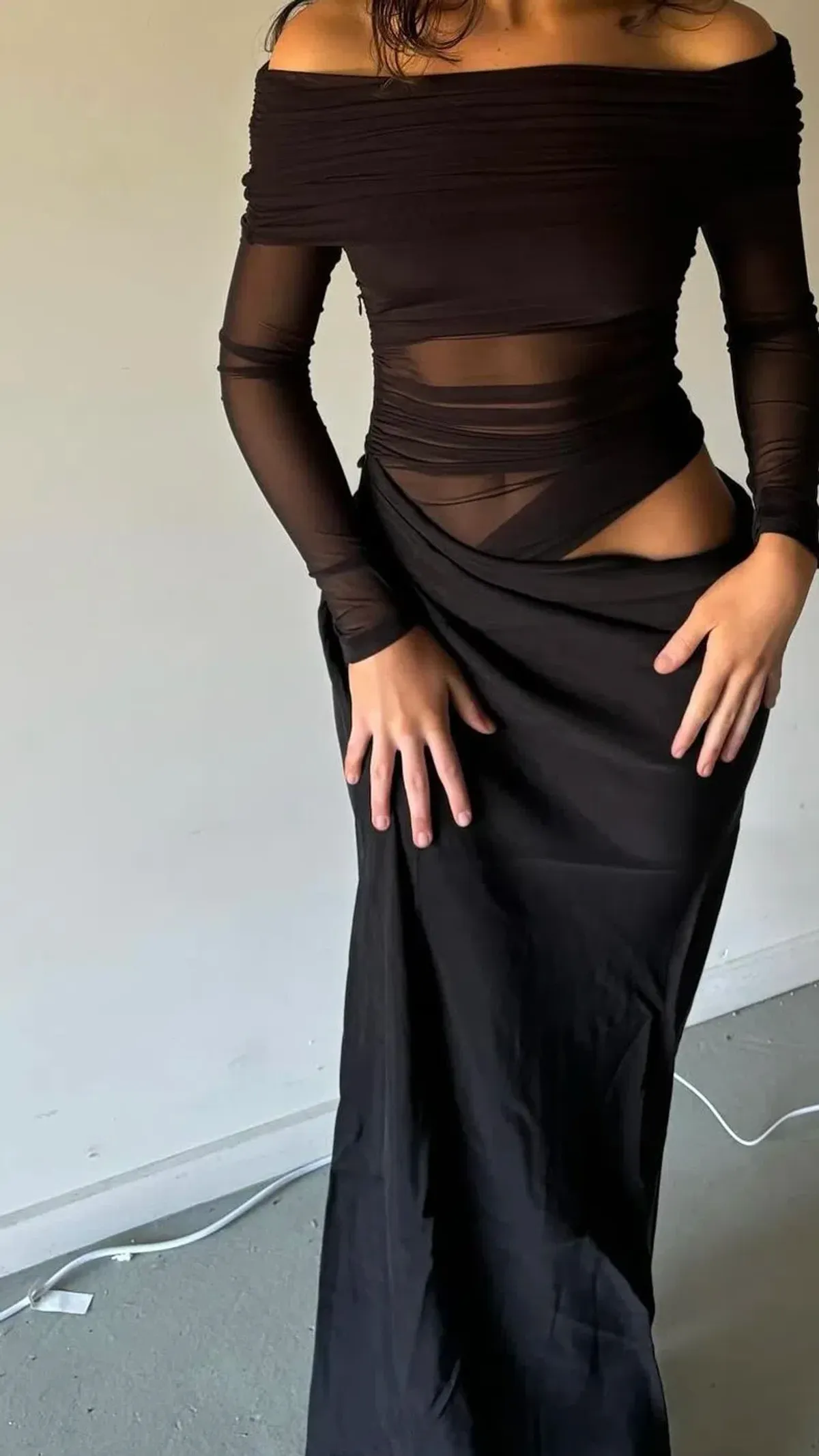 Benni Yasmin Maxi Dress Black Size AU 8 - Image 4