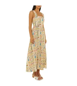 Palm Noosa Rosa Midi Dress in Verano Yellow Size AU 8 for rent on The Volte - image 3