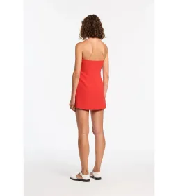 Sir The Label Spoerri Sculpted Mini Dress Red Size AU 6 for rent on The Volte - image 5