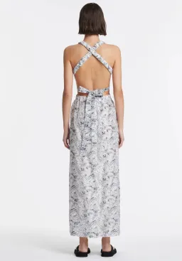 Sir the Label Caprice Cross Back Gown Print Size 6 for rent on The Volte - image 1