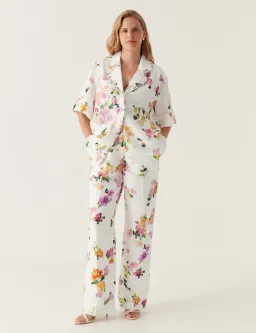 Aje Constance Whipstitch Shirt Scattered Floral Size 16 for rent on The Volte - image 1