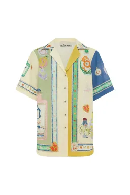 Alemais Elixir Shirt Size 6 And Pant Size 8 Set Print   for rent on The Volte - image 4