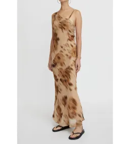 Lee Mathews The Lori Dress Hazlenut Size 8  for rent on The Volte - image 1