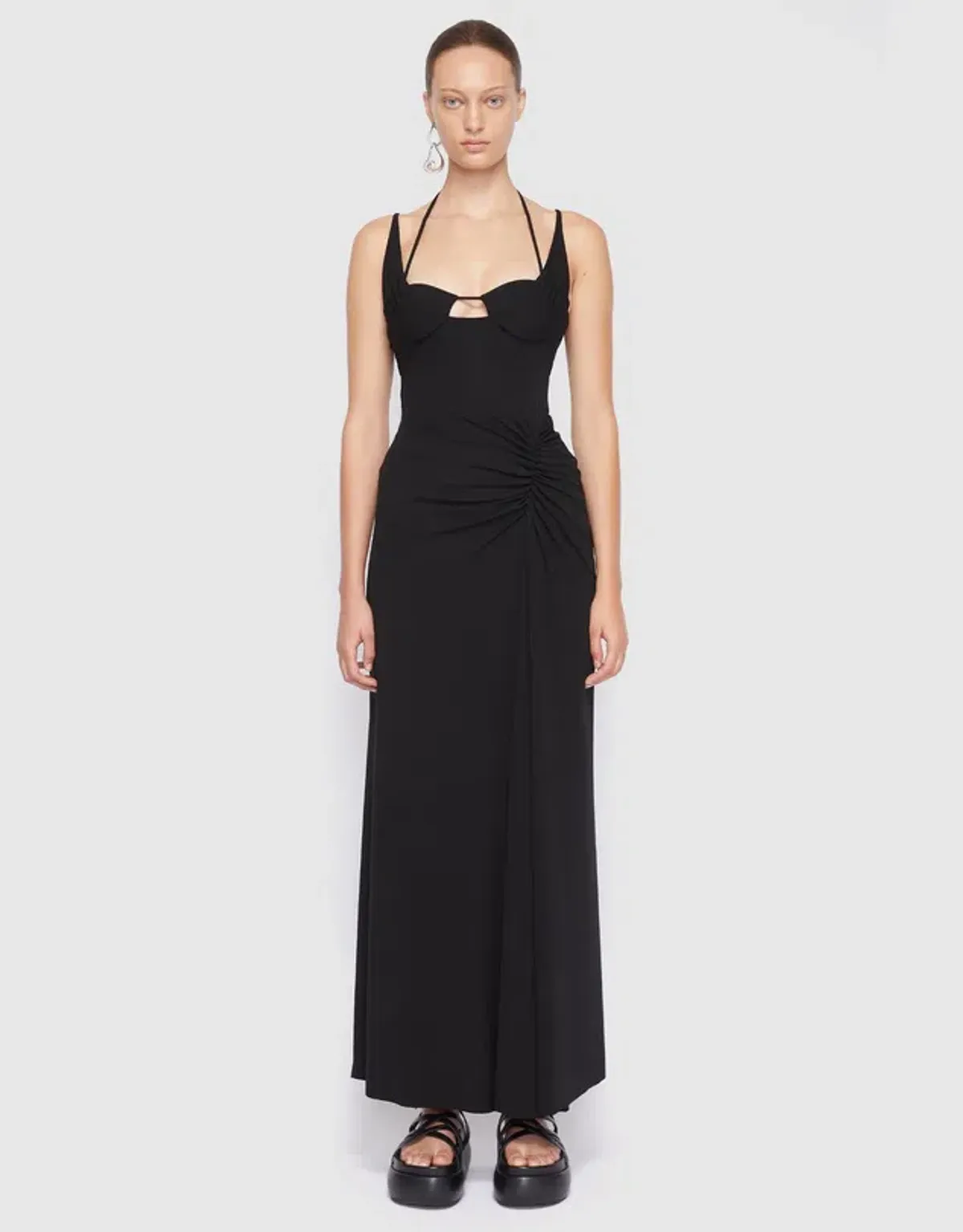 Jonathan Simkhai Naomi Midi Dress Size US 6 / AU 10 - Image 1