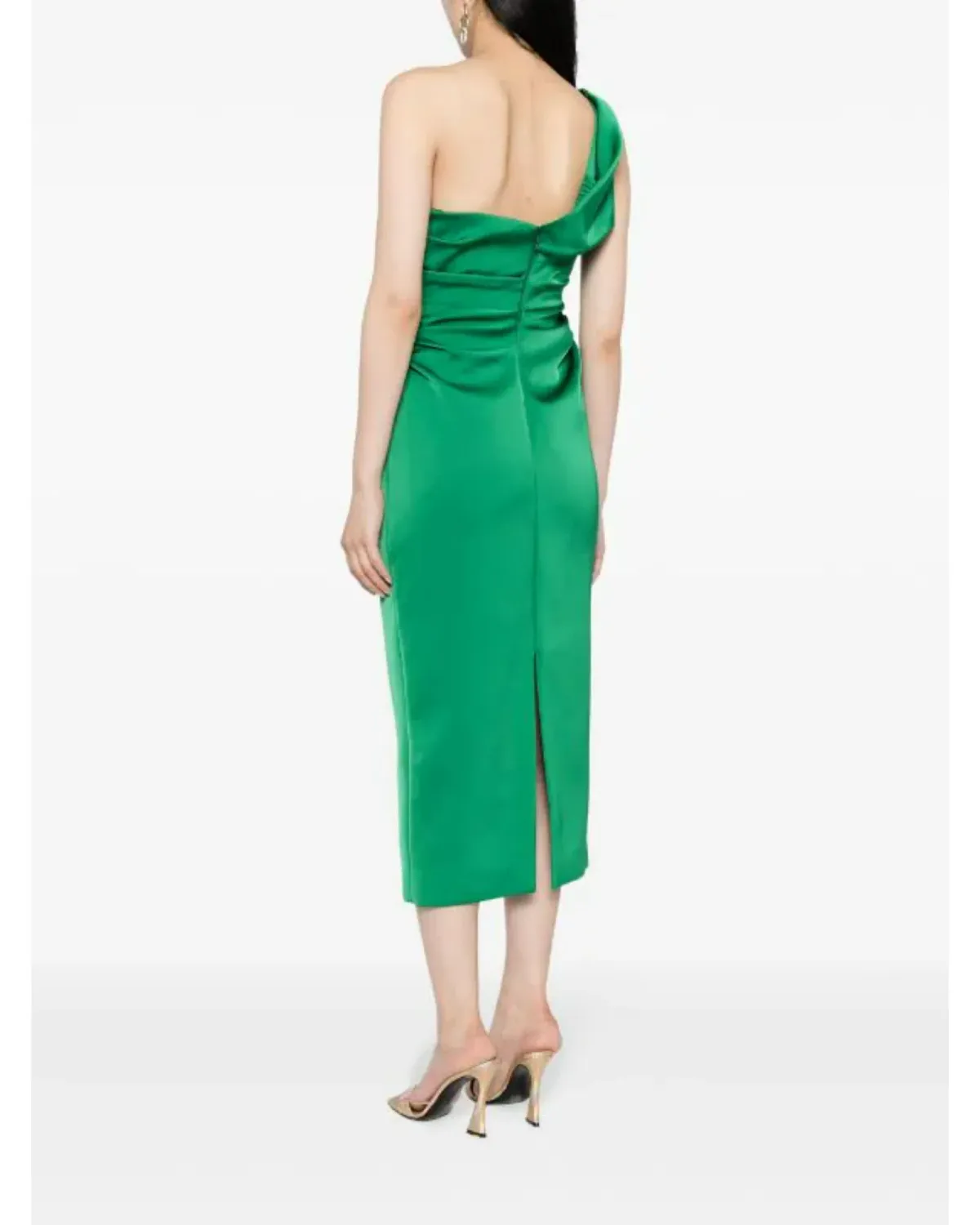 Rachel Gilbert Edan Dress in Green Size 1 / AU 10 - Image 2