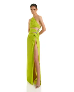 Eliya The Label Arabella Gown Green Size S / AU 8   for rent on The Volte - image 1