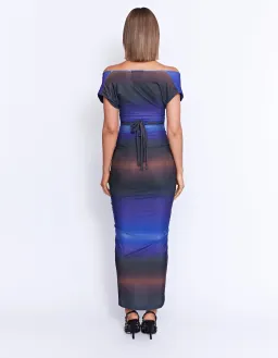 Pfeiffer Gerome Midi Dress in Midnight Size 10 for rent on The Volte - image 2