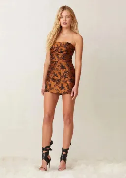 Bec & Bridge Far Out Mini Dress Print Size 6 for rent on The Volte - image 1