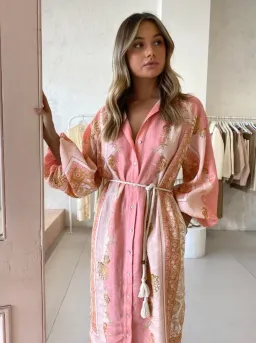 Alemais Ursula Shirtdress in Pink Size AU 6 for rent on The Volte - image 2