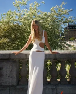 Arcina Ori Jetta Dress White Size 8  for rent on The Volte - image 5