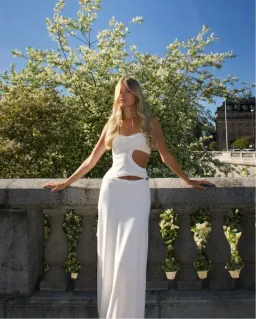 Arcina Ori Jetta Dress White Size 8  for rent on The Volte - image 11