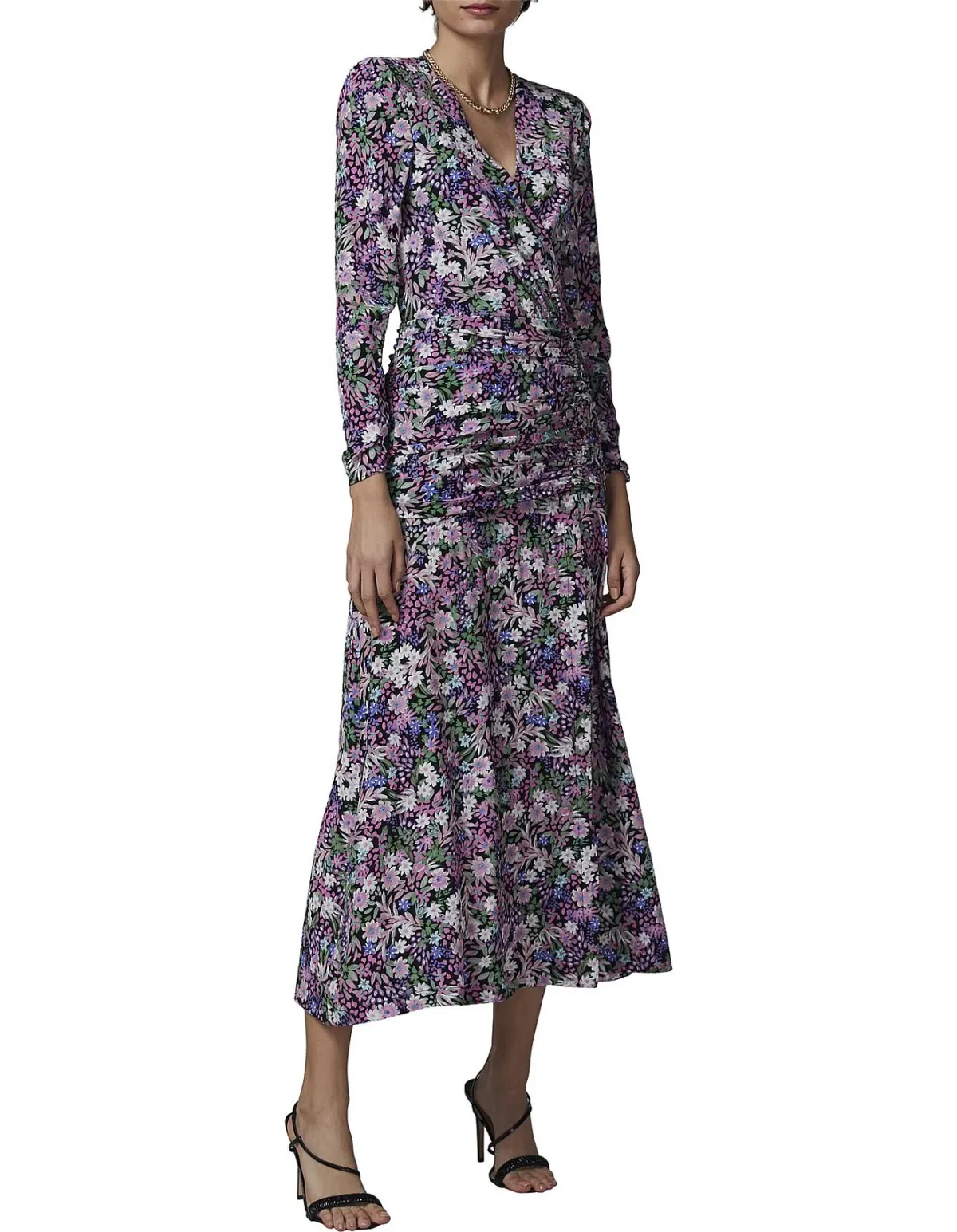 Bec & Bridge Anais L/S Midi Dress Print Size AU 10 - Image 2