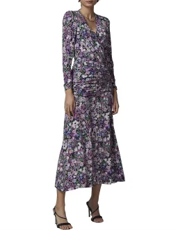 Bec & Bridge Anais L/S Midi Dress Print Size AU 10 for rent on The Volte - image 2