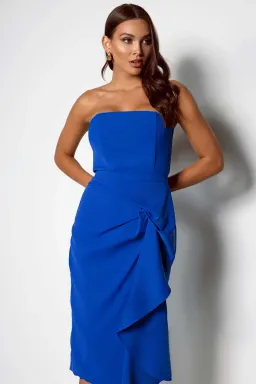 Elle Zeitoune Arell Dress Cobalt Size AU 8 for rent on The Volte - image 4