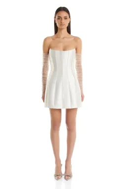 Eliya The Label Kayla Mini Dress White Size S / AU 8 for rent on The Volte - image 1