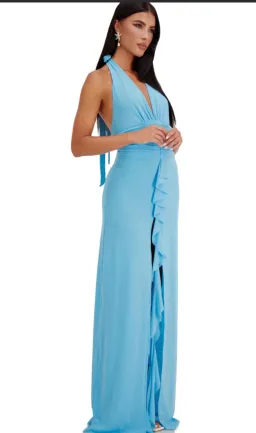Alamour The Label Grusilla Maxi Dress in Blue in Size S / AU 8 for rent on The Volte - image 1