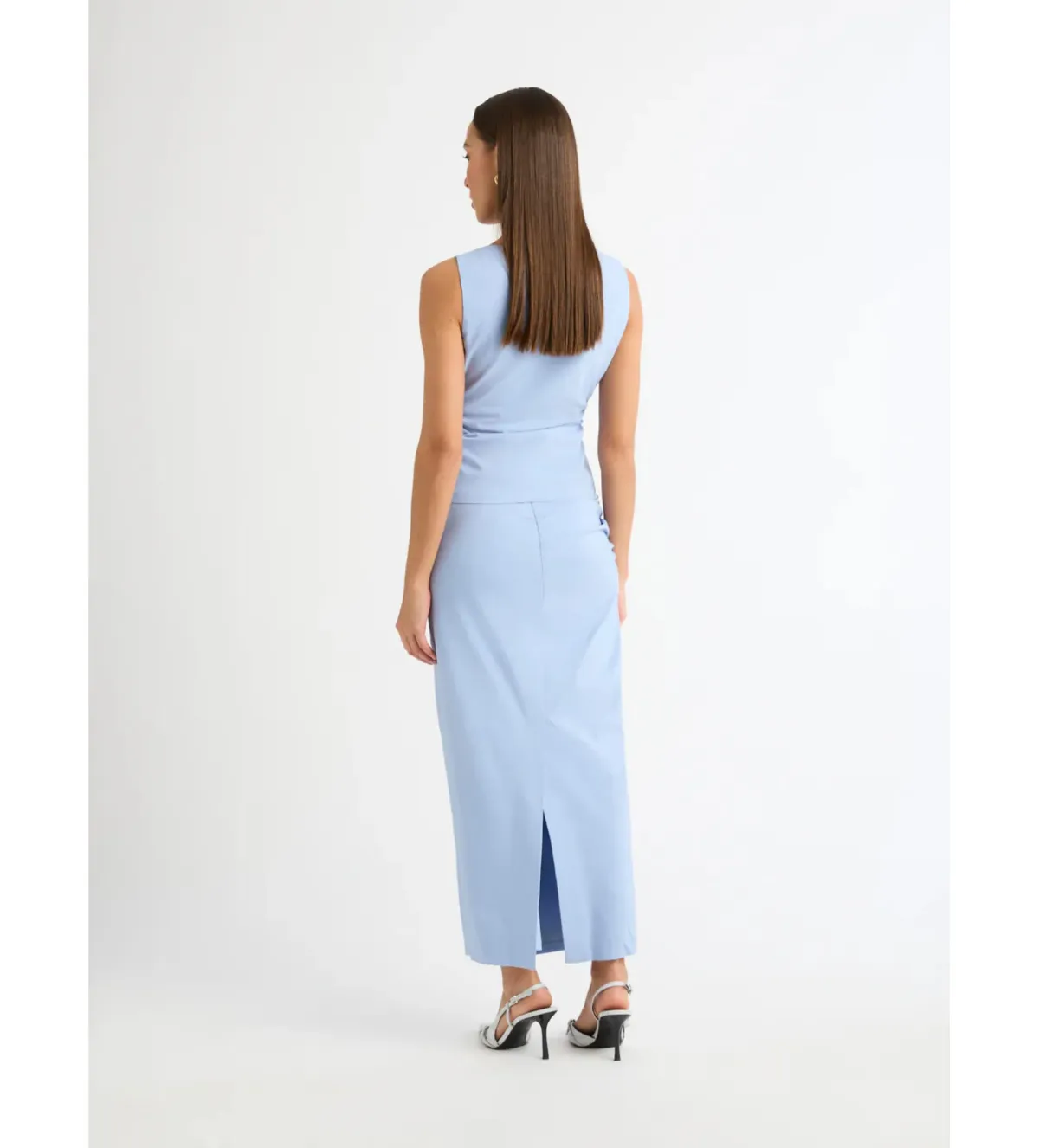 Sheike Lake Serenity Top Size AU 8 and Skirt Size AU 10 Set in Periwinkle - Image 3