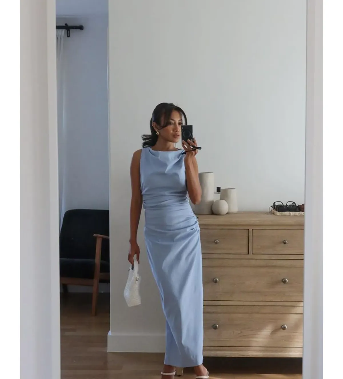 Sheike Lake Serenity Top Size AU 8 and Skirt Size AU 10 Set in Periwinkle - Image 5