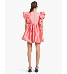 Hansen & Gretel Cosmo Mini Dress in Watermelon Size 12 for rent on The Volte - image 5