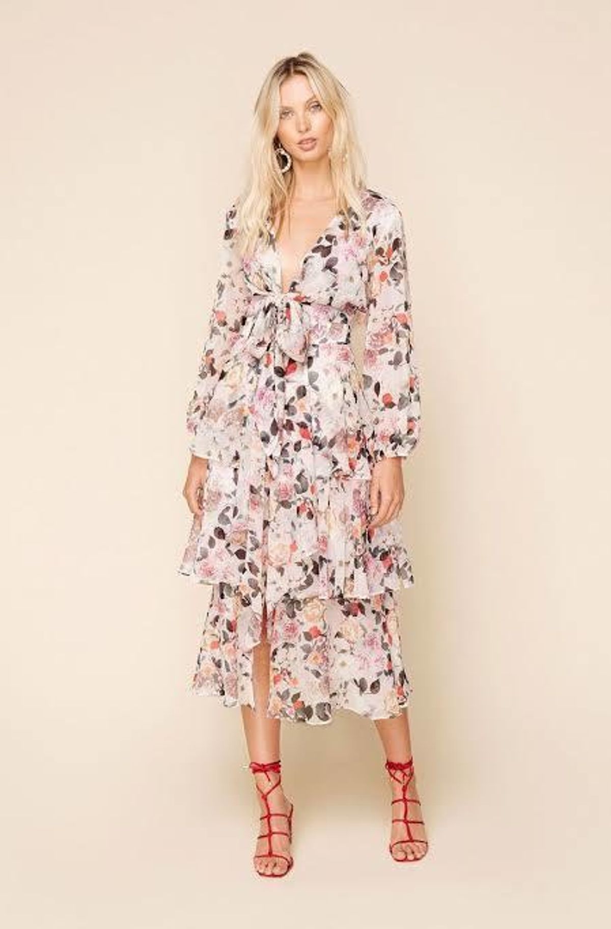 Sheike Tilly Midi Dress Floral Size 14  - Image 1
