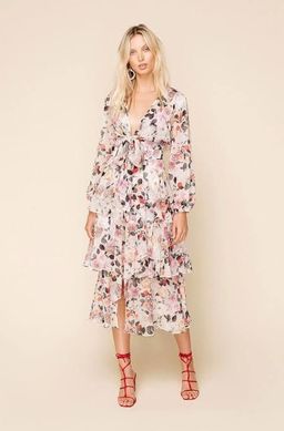 Sheike Tilly Midi Dress Floral Size 14  for rent on The Volte - image 1