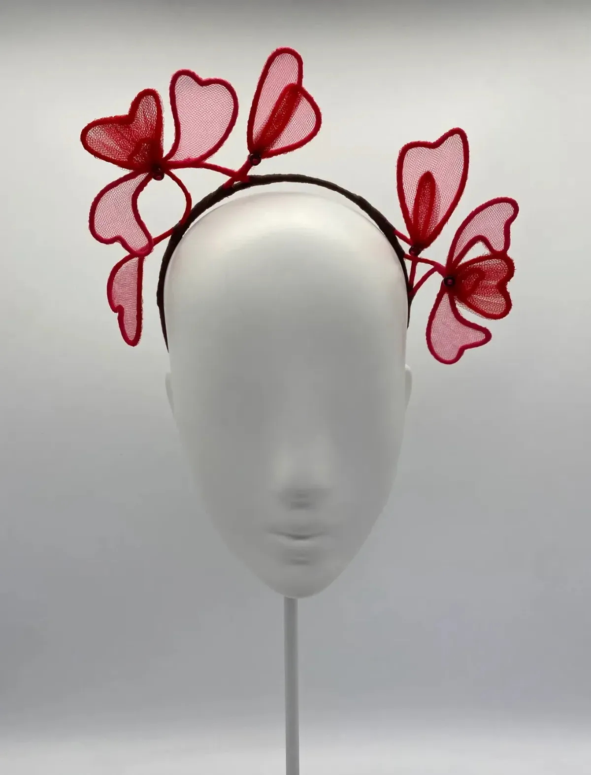Head to Heart Headpiece by Lisa Hughes Millinery  - Image 3