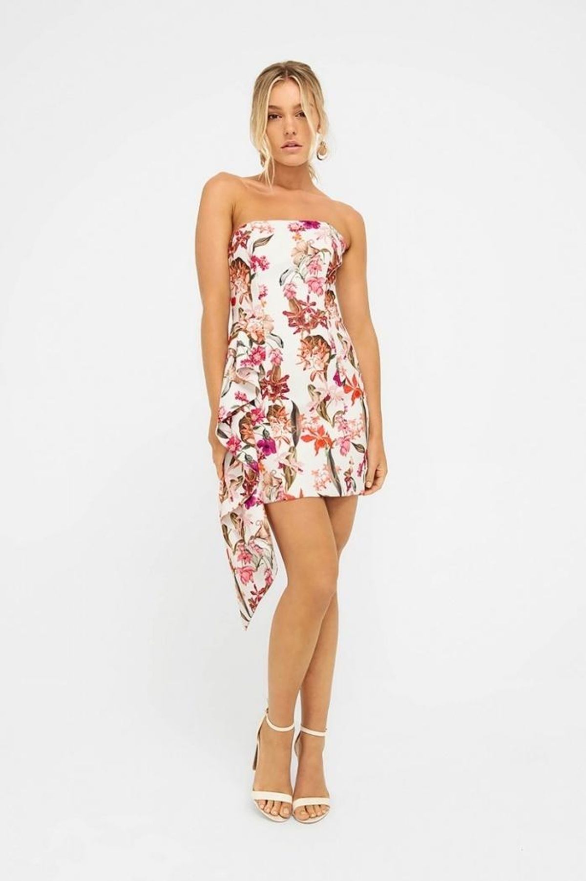 Sheike In Bloom Mini Dress - Image 4