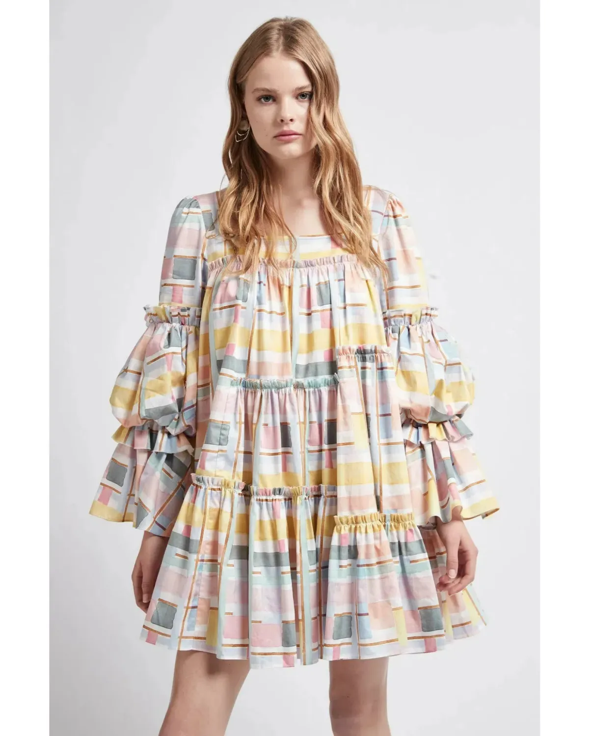 Aje L’Esprit Mini Dress Multi Size AU 6  - Image 2