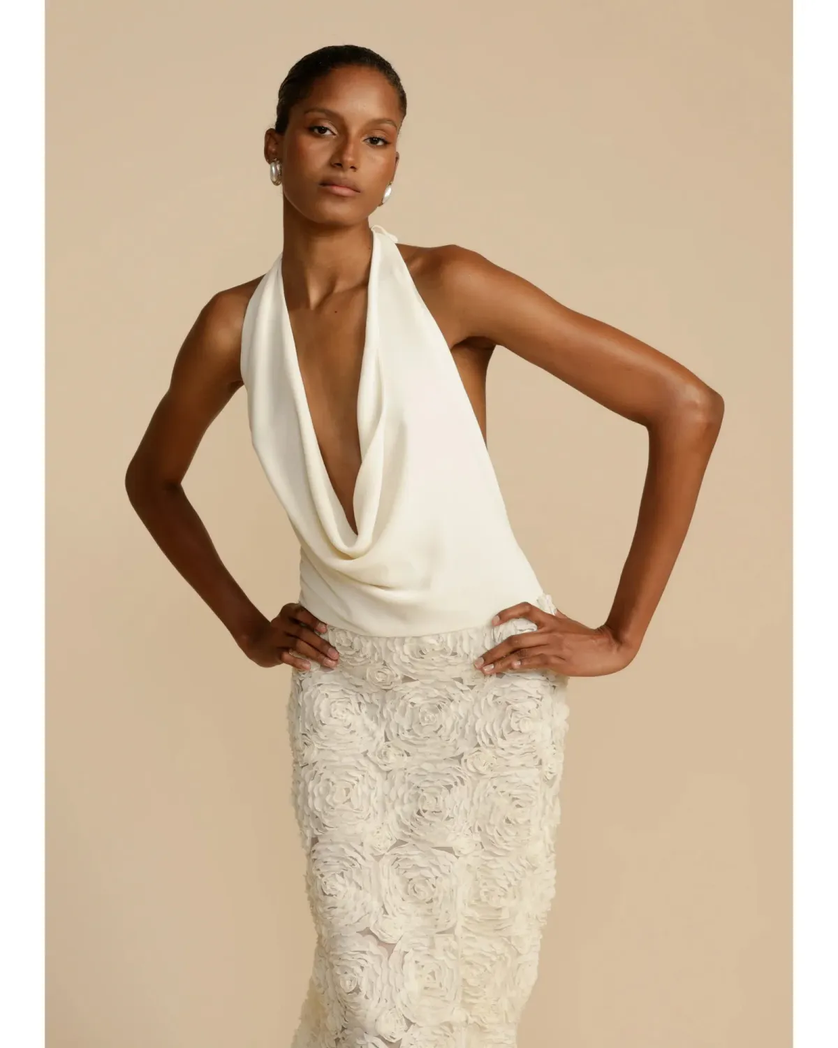 Arcina Ori Adrianna Dress Ivory Size AU 8 - Image 2