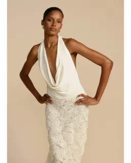 Arcina Ori Adrianna Dress Ivory Size AU 8 for rent on The Volte - image 2