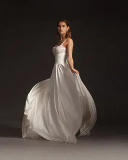 Galia Lahav Tammy Dress White Size 14 for rent on The Volte - image 4