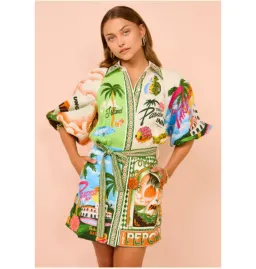 Alemais Paradiso Mini Dress Multi Size AU 10 for rent on The Volte - image 3