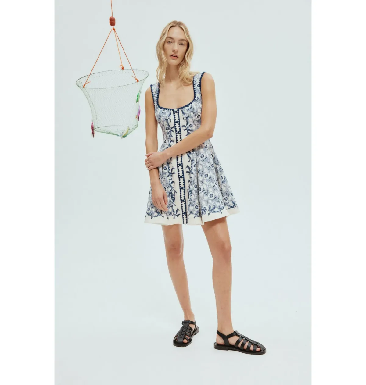 Alemais Airlie Mini Dress Print Size AU 8 - Image 1