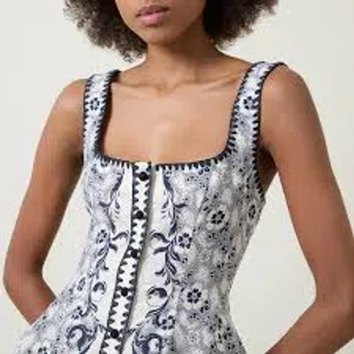 Alemais Airlie Mini Dress Print Size AU 8 - Image 3