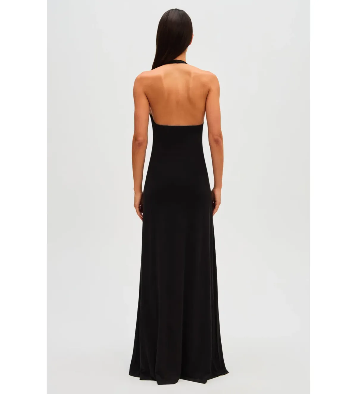 Misha Jennifer Cupro Maxi Dress Black Size 8  - Image 3