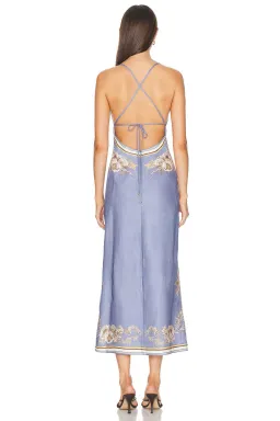 Zimmermann The Ottie Slip Dress in Blue Floral Size 1/Au 10  for rent on The Volte - image 2