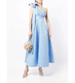 Rachel Gilbert Malea Dress Blue Size 1 for rent on The Volte - image 3