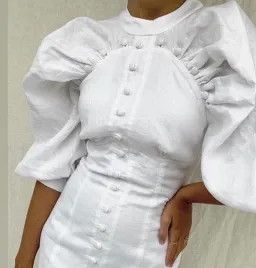 Joslin Studio Fleur Mini Dress White Size 8 for rent on The Volte - image 4