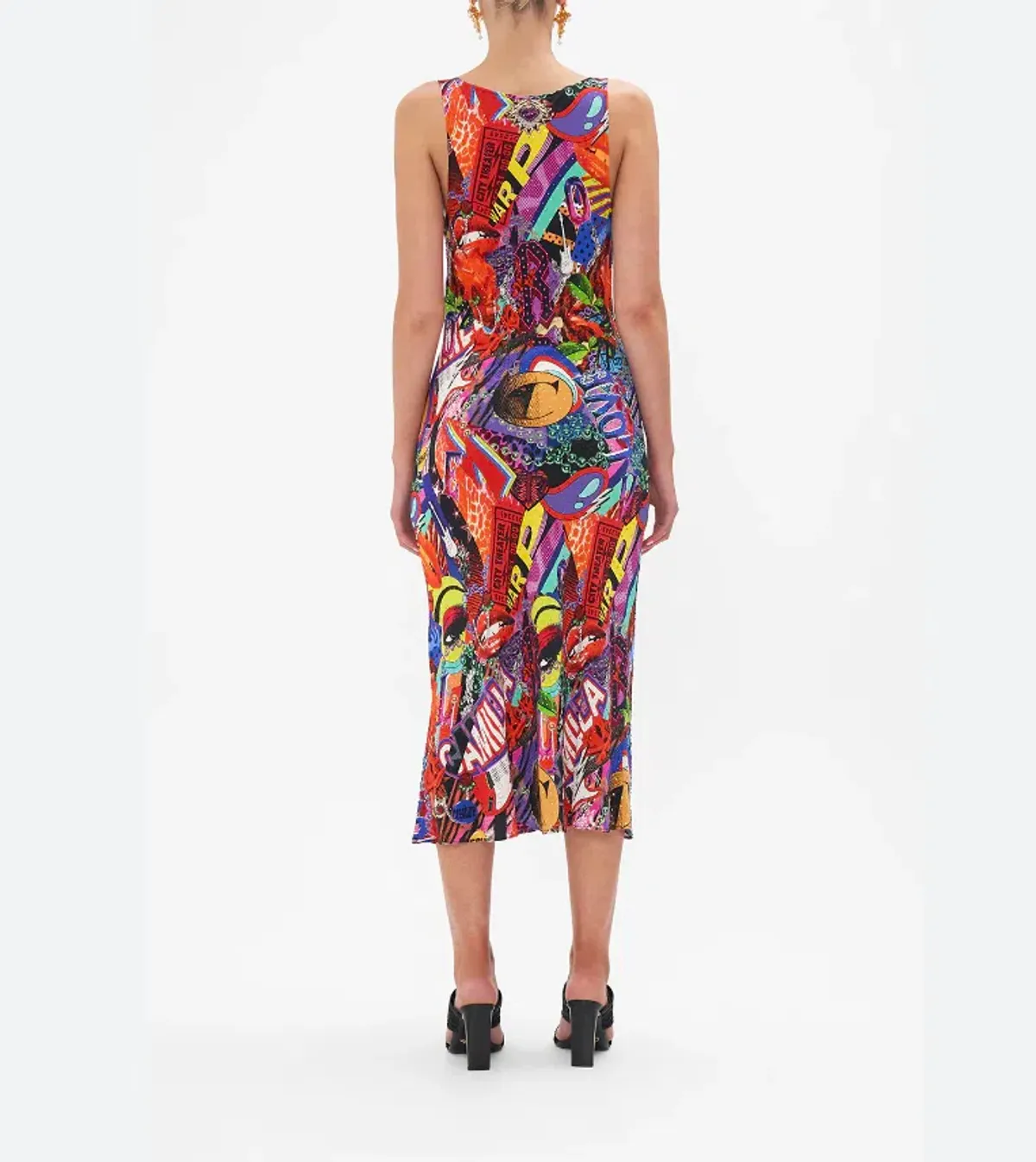 Camilla  Bias Slip With Wide Strap in Radical Birth Print Size L (AU 14) - Image 7