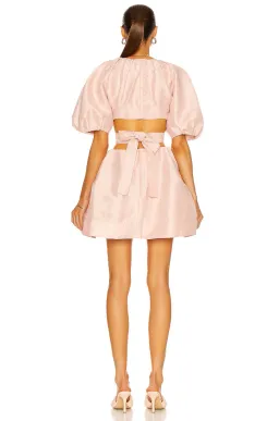 Aje Psychedelia Cut Out Mini Dress Pink Size 6 for rent on The Volte - image 2